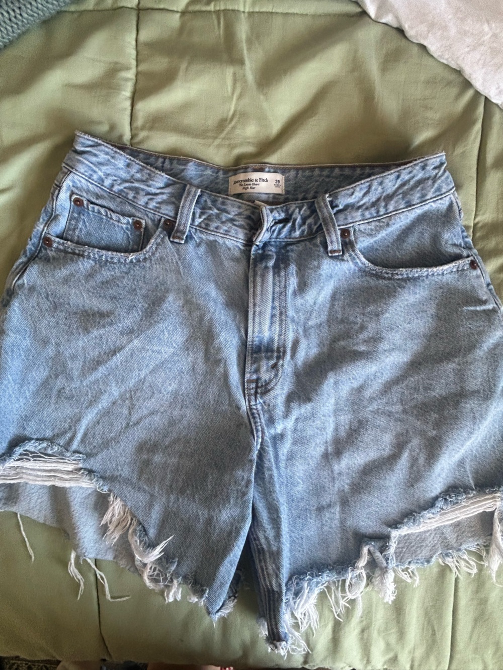 Curve Love Distressed High-Rise Loose Fit Shorts - Picture 2 of 4